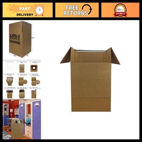 Moving box for clothes - for,